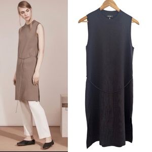 Aritzia Babaton Black Knit Isaac Dress